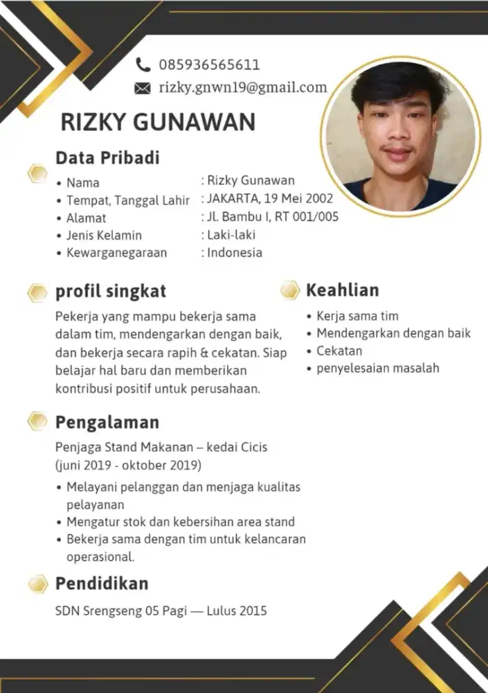 belum dapat pekerjaan