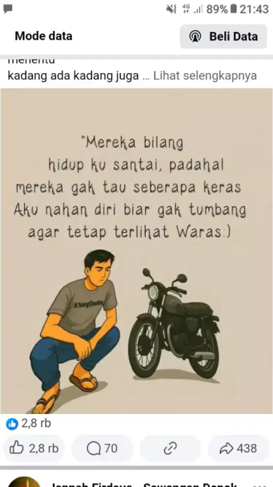 Ojek langganan sekolah