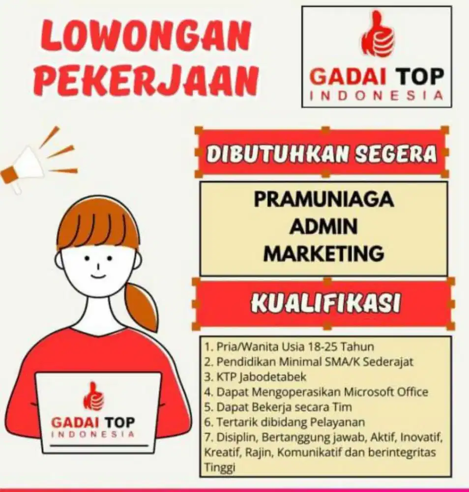 LOKER GADAI TOP INDONESIA