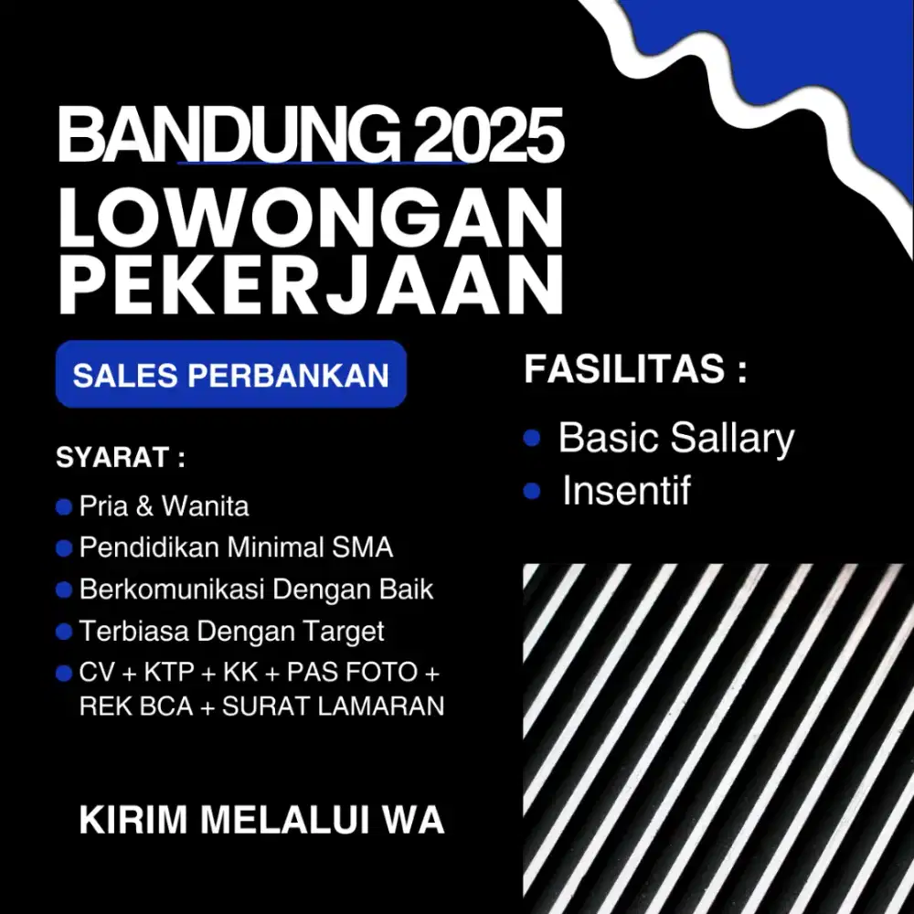 Lowongan Kerja Sales BCA