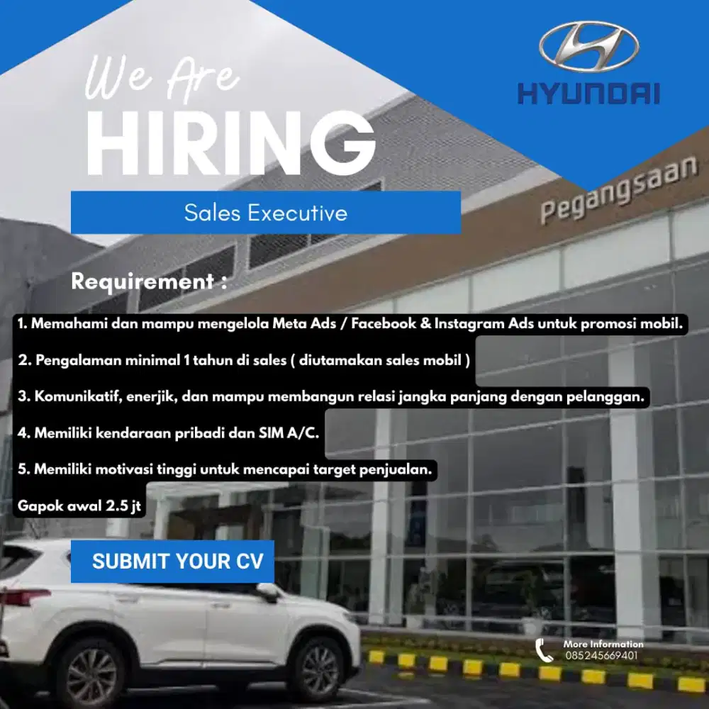 Dicari sales force brand hyundai