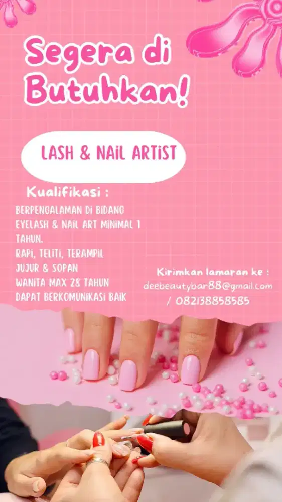 Lowongan Nail artist