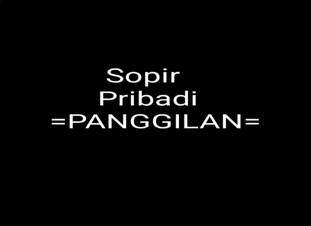 Sopir panggilan