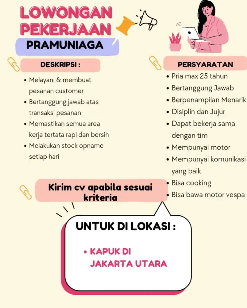 LOWONGAN KERJA DI KAPUK RAYA
