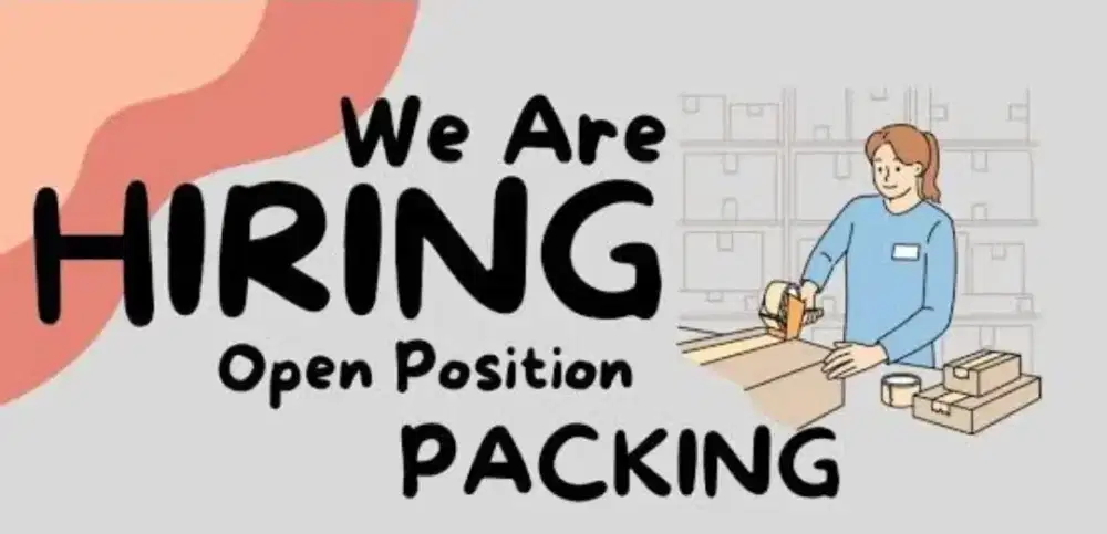 Dibutuhkan ‼️ Staff Packing Online Shop