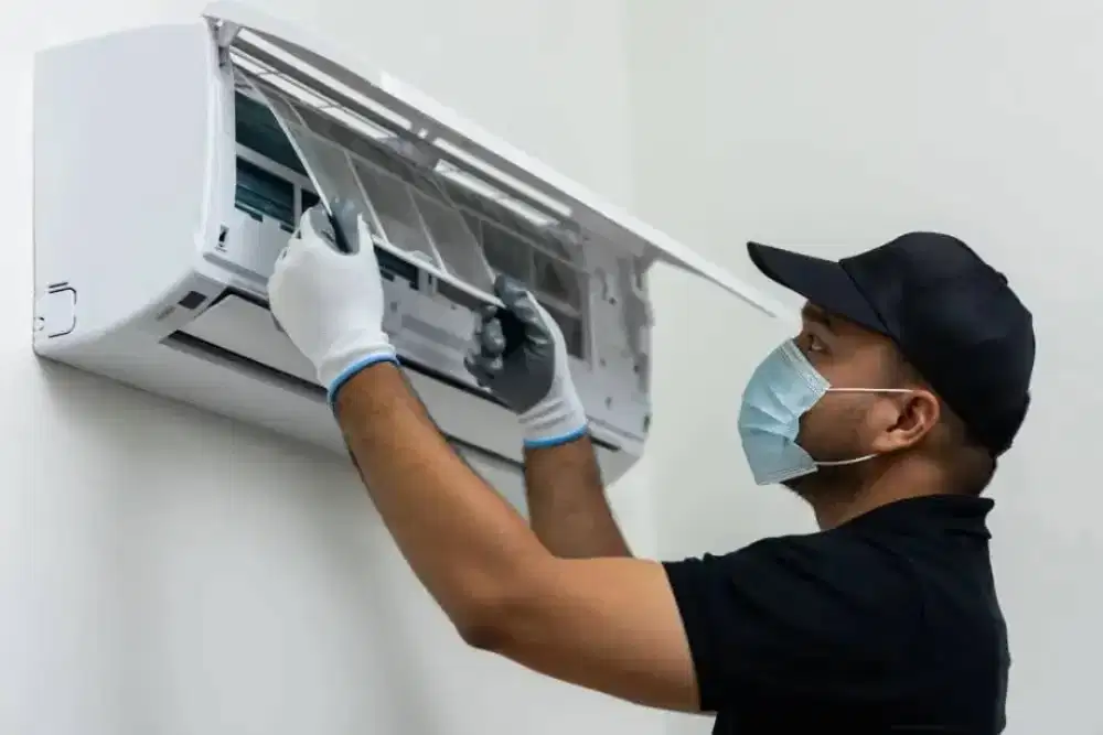 Service ac cuci ac bongkar pasang ac service mesin cuci kulkas dll