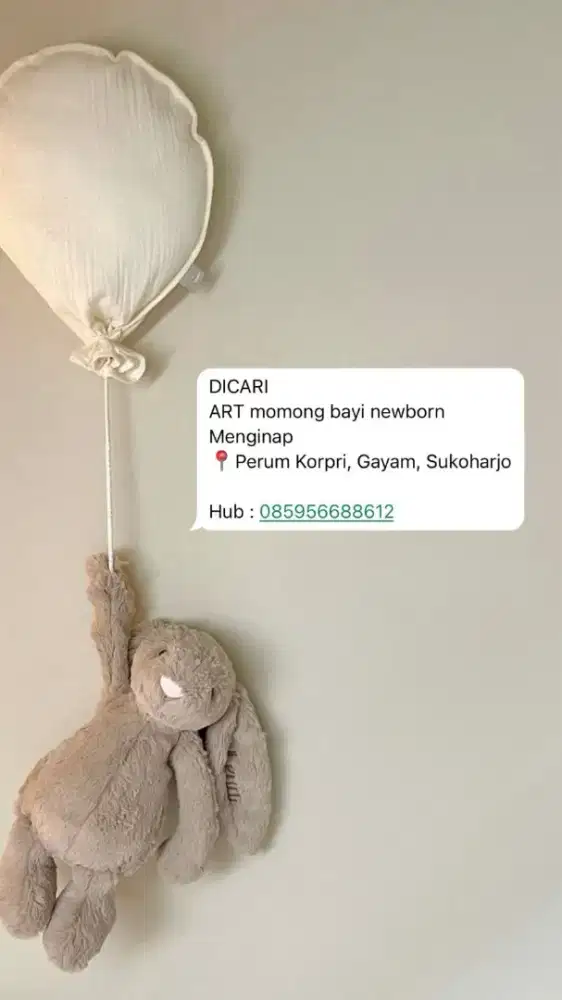 ART Momong Newborn Menginap