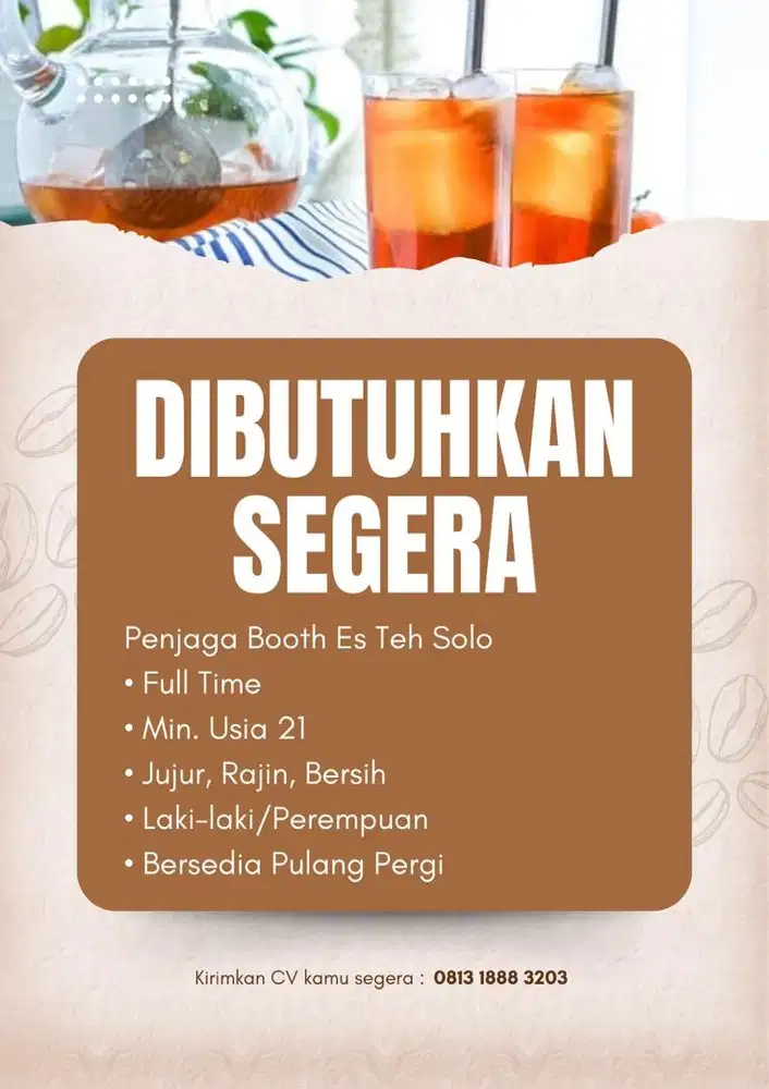 Loker Butuh Cepat