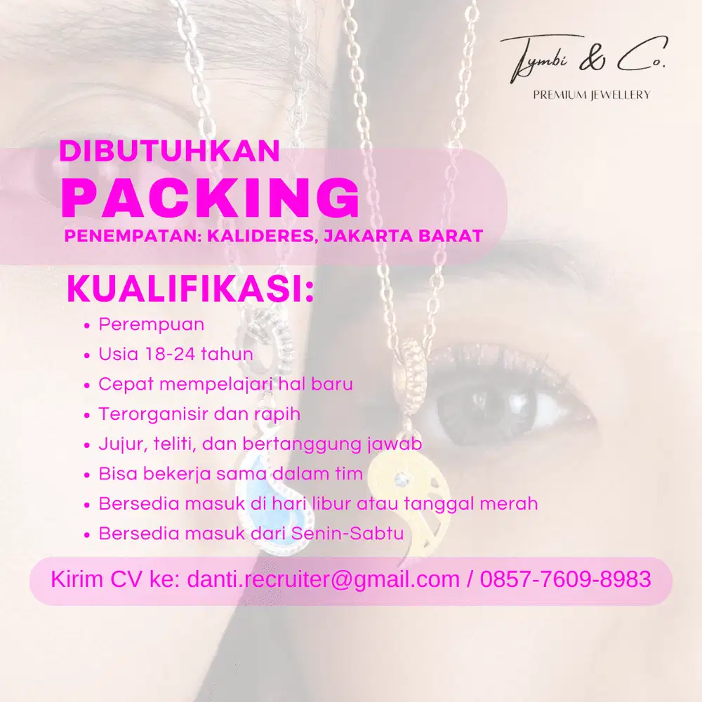 DIBUTUHKAN PACKING ONLINE SHOP