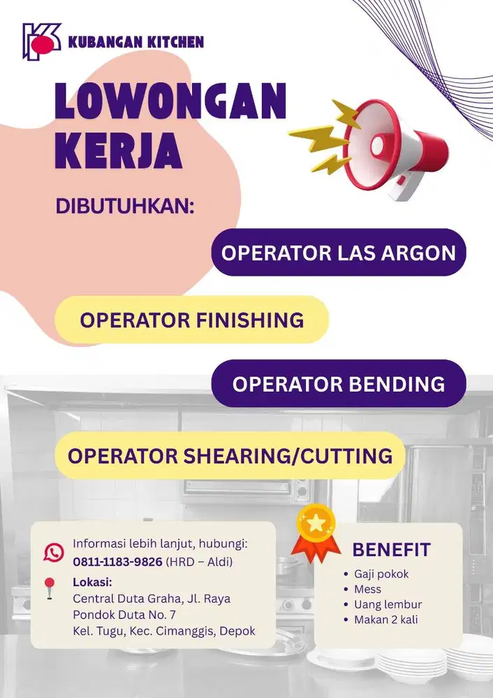 LOWONGAN KERJA PT.KUBANGAN PUTRA KARYA
