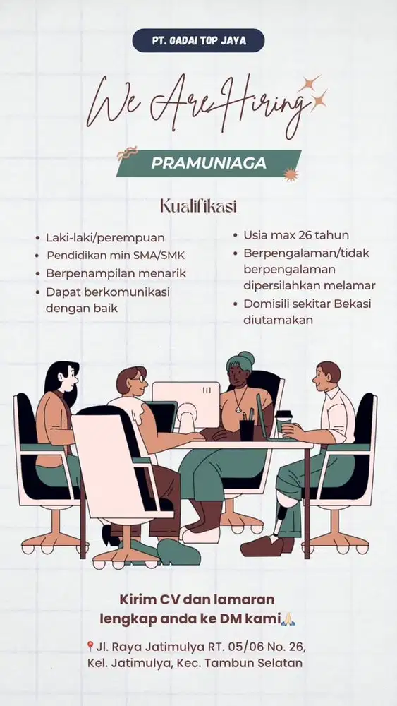 LOKER GADAI TOP KOTA BEKASI