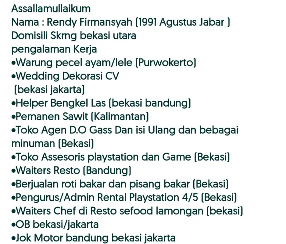 Freelance & Karyawan