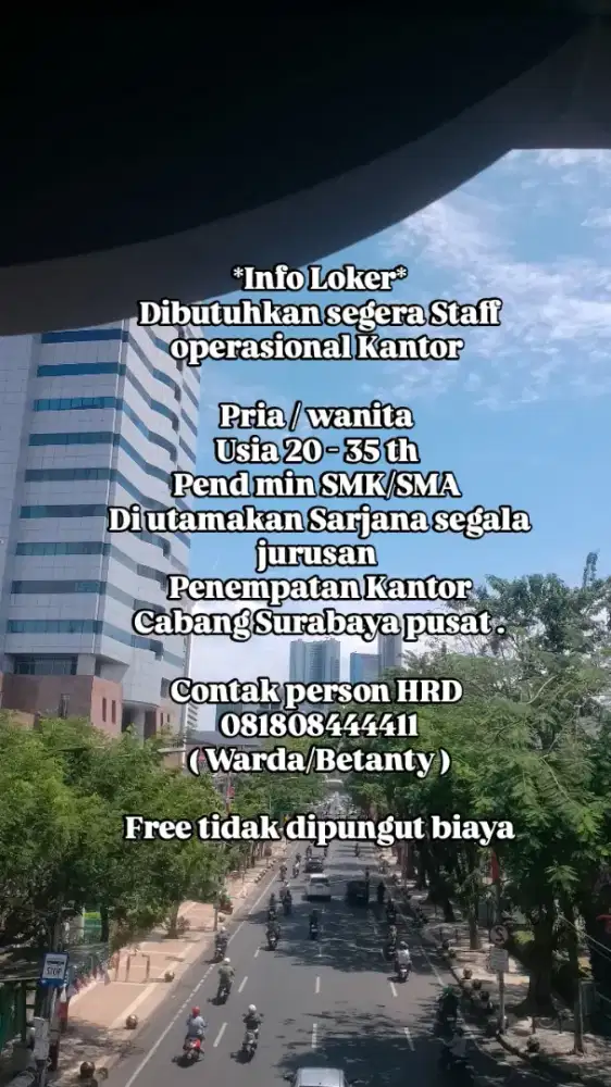 Lowongan pekerjaan