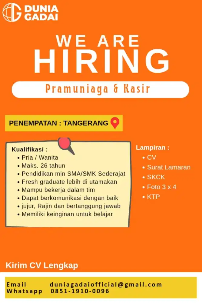 Dunia Gadai Kelapa Dua