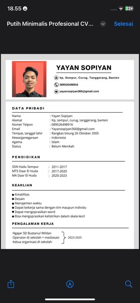 Nyari kerjaan apa saja siap dibawah tekanan