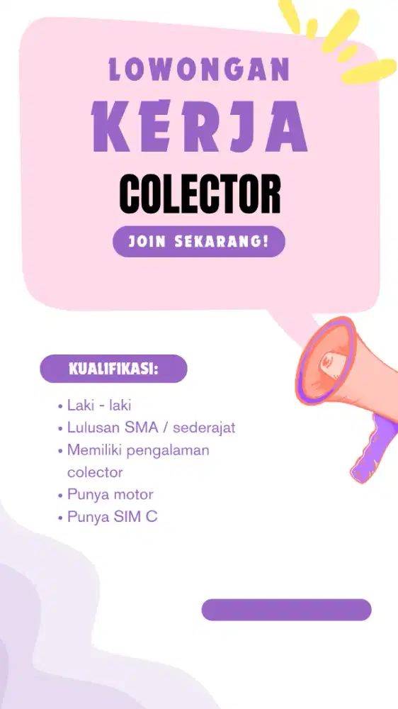 Lowongan collector
