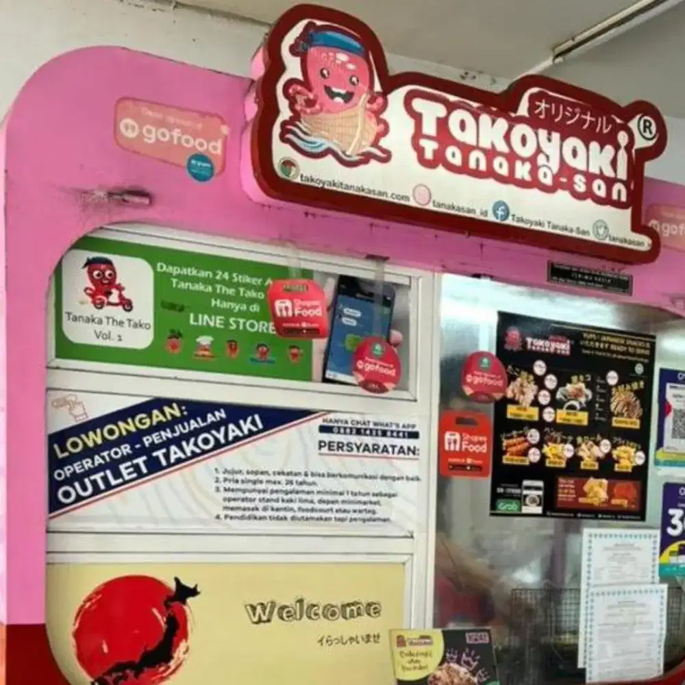 Loker crew stand umkm takoyaki dan okonomiyaki