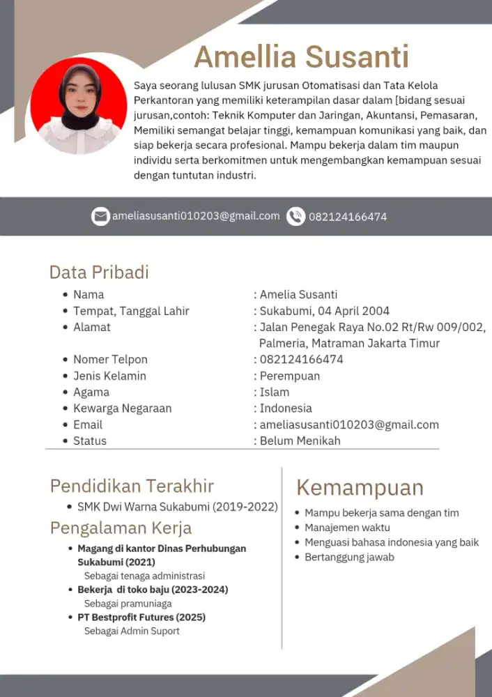 Info loker daerah jakarta lulusan SMK