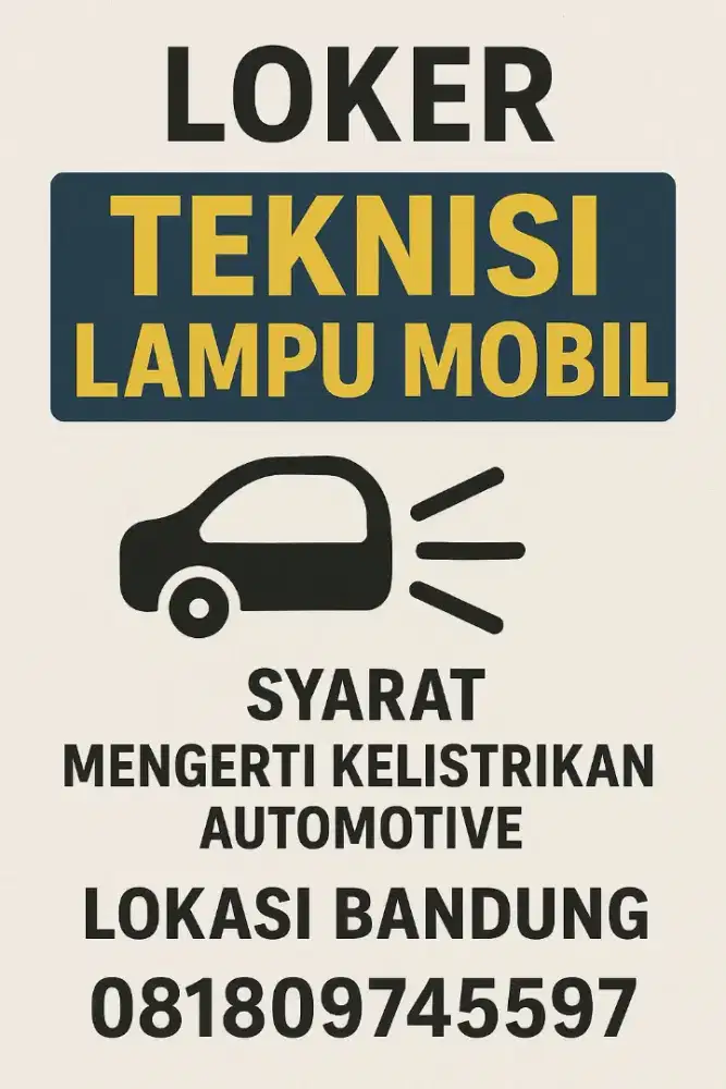 Loker di bagian otomotif
