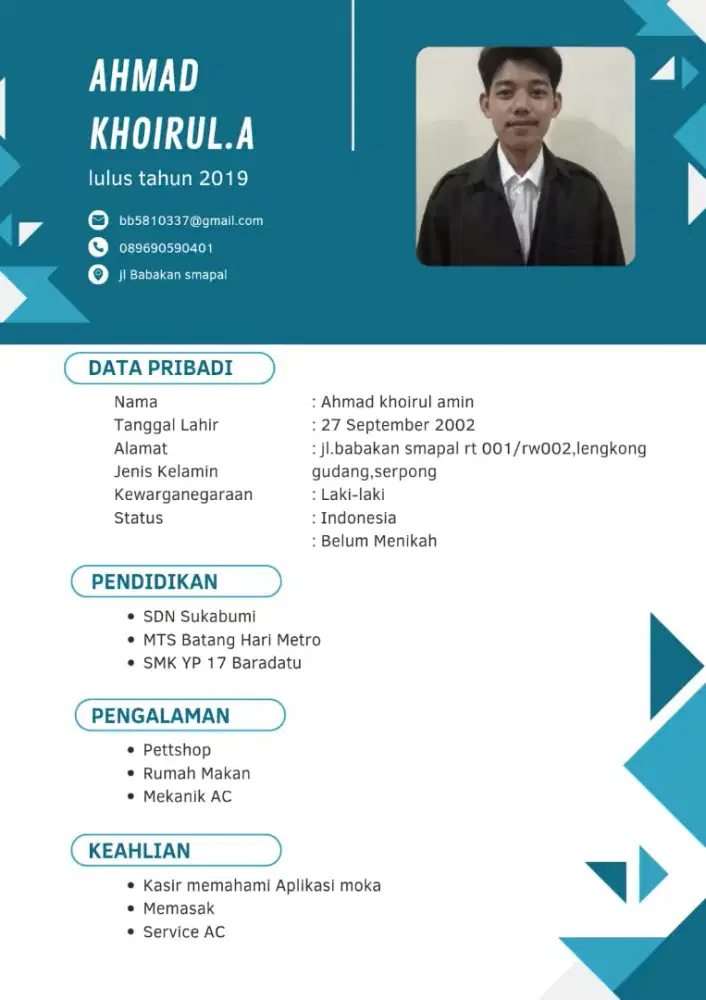 infoin lokernya dong kak kerja apa aja asal halal