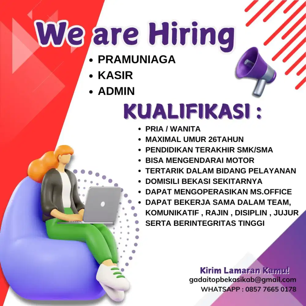 LOKER GADAI TOP