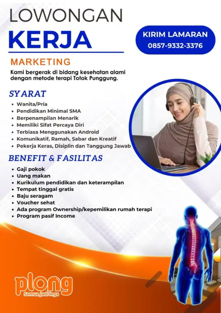 Dicari Staff Marketing Bidang Kesehatan