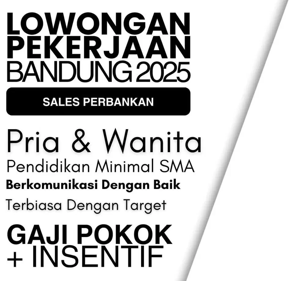 LOWONGAN KERJA BANDUNG