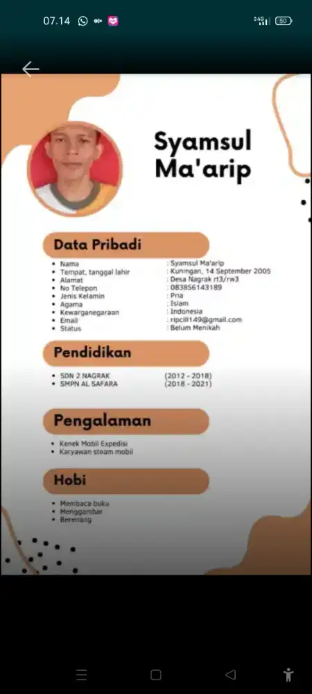 izin mencari kerja apa saja