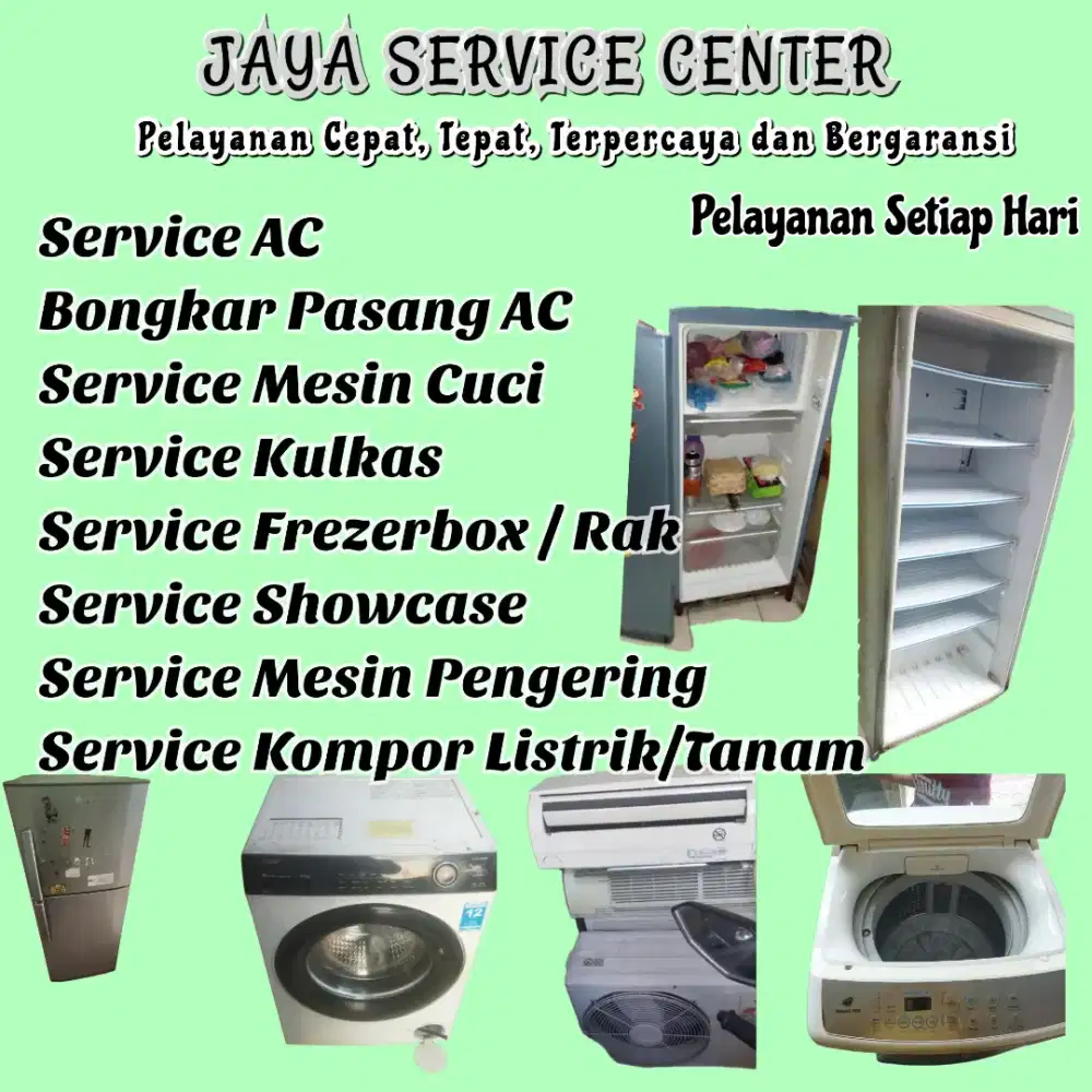 Service AC Bongkar Pasang AC Servis Mesin Cuci Kulkas Frezer Mulyorejo
