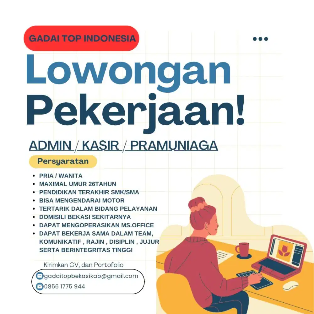 Lowongan pekerjaan gadaitop