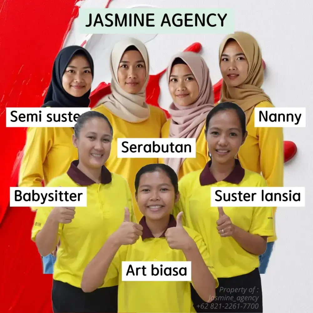 Sedia pembantu, babysitter, suster lansia, dll