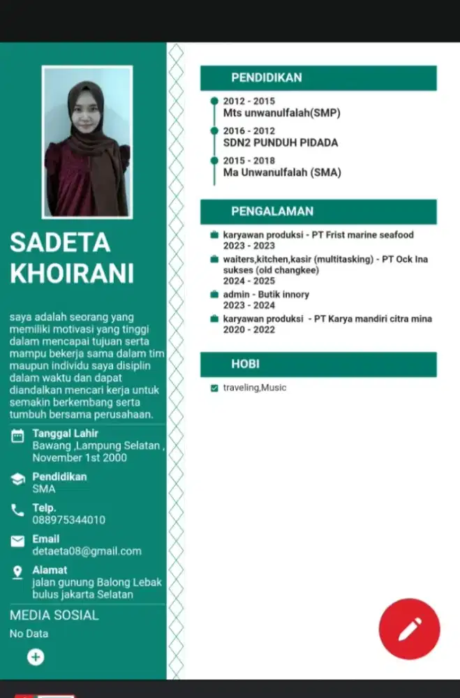 Mencari pekerjaan yang serius bukan penipuan