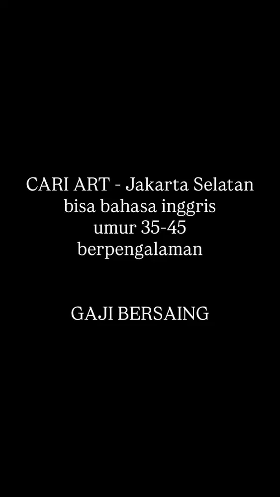 CARI ART JAKARTA SELATAN