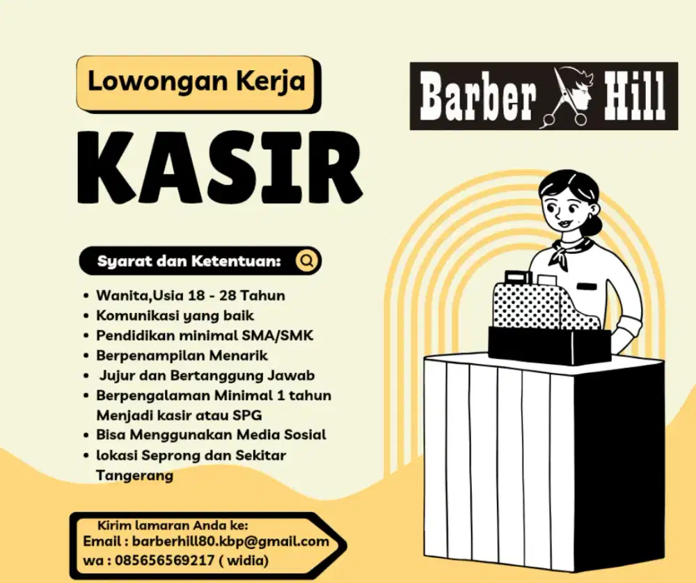 LOKER KASIR TABGERANG