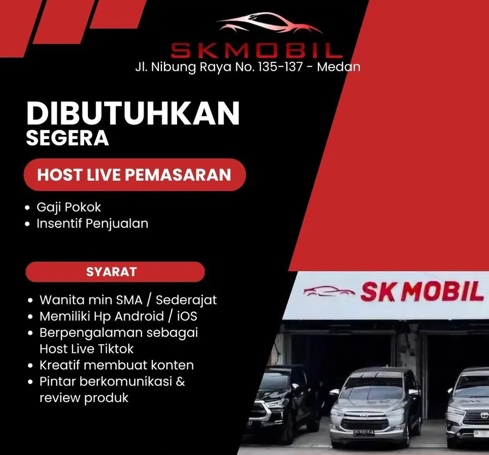Host live pemasaran