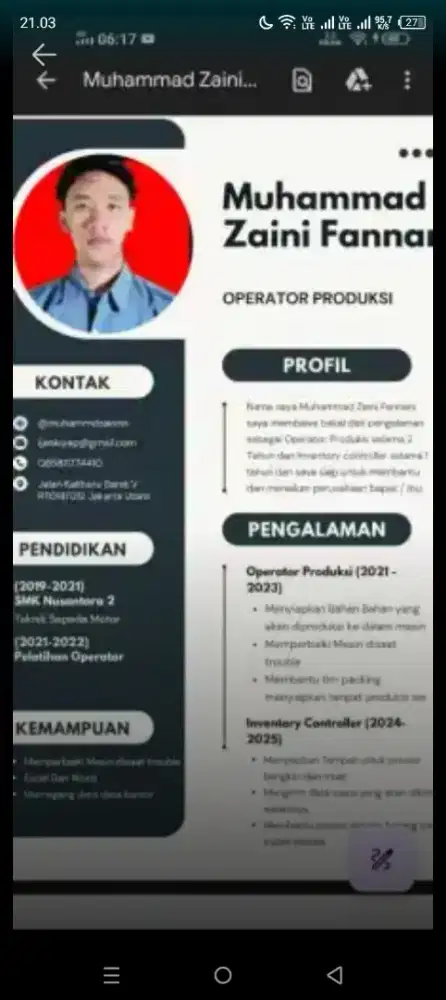 Mencari pekerjaan