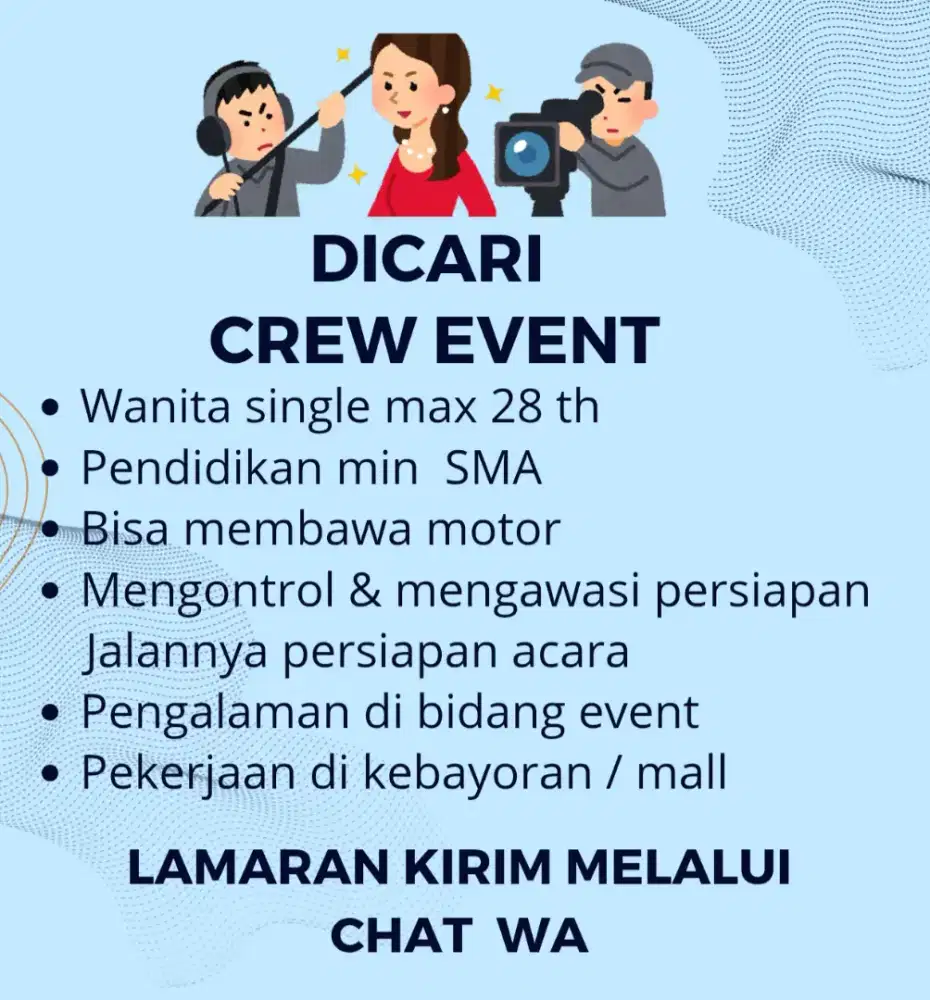 Cari segera Crew Event