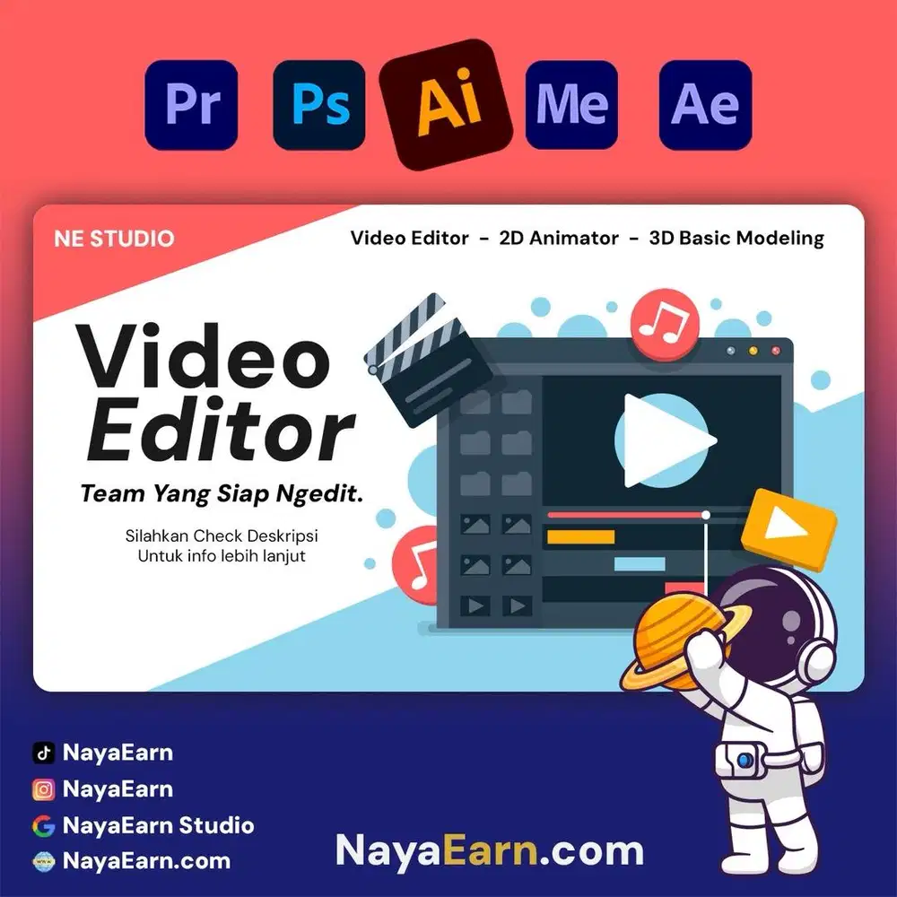 Siap Video Editor - Animator 2D - Design Graphics - Music Production