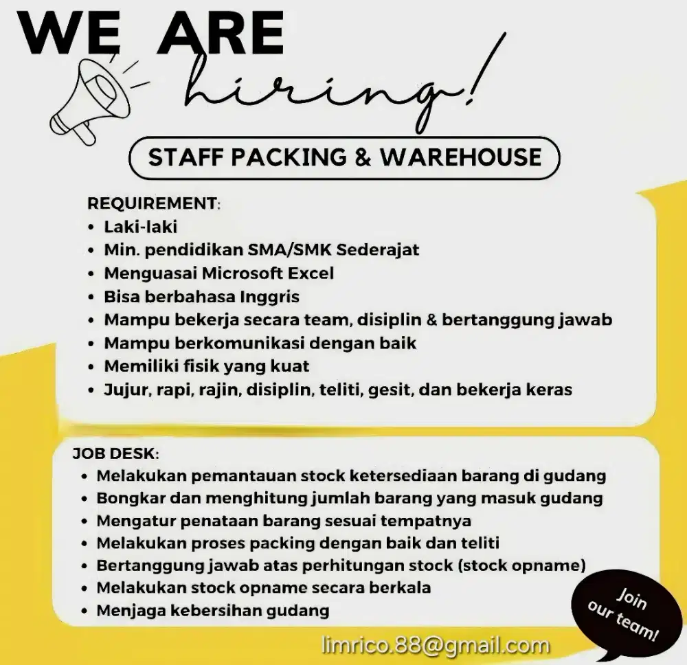 Lowongan Loker dan kerja