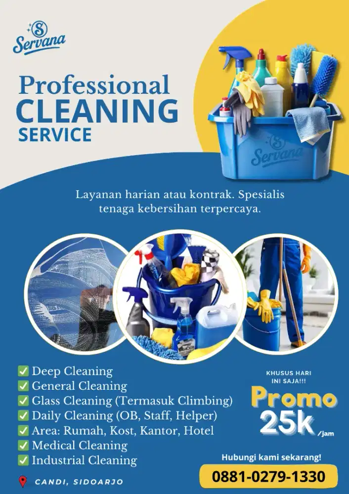 Servana Clean Jasa Cleaning Service Profesional