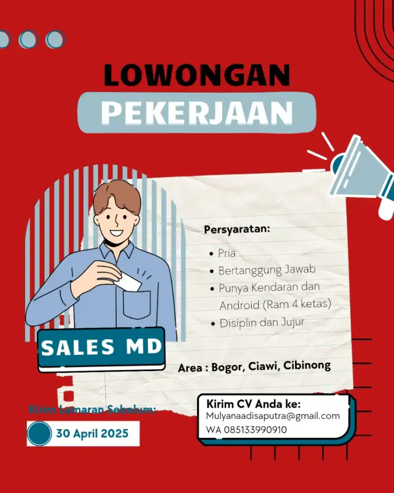 Salesman motoris dan MD