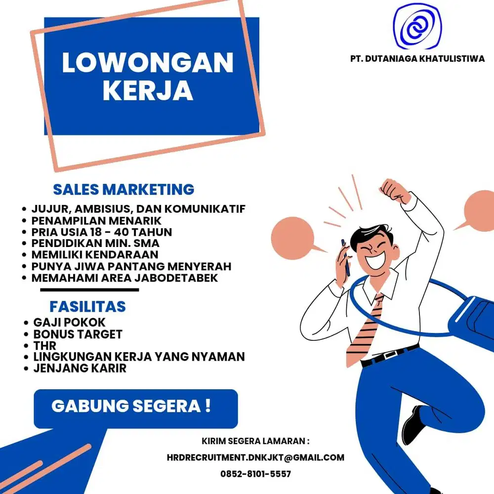 Dibutuhkan Segera..