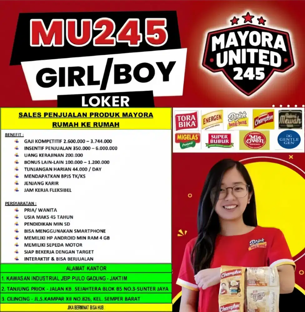 LoKer Sales Dor To Dor Mayora