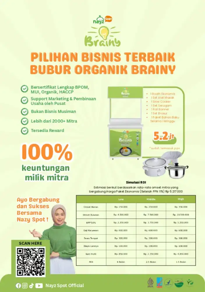 Bisnis Bubur Organik Modal 5 Juta-an Untung Besar