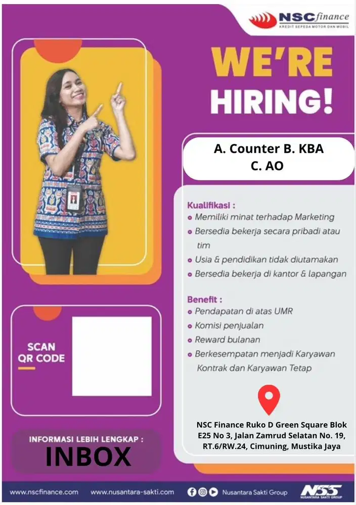 Loker NSC Finance