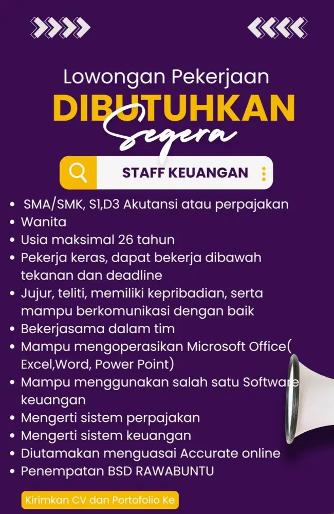 Lowongan Finance + admin penjualan