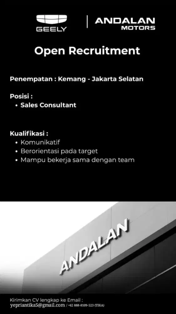 Sales mobil baru