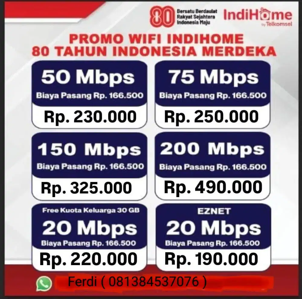Wifi indihome Tangsel