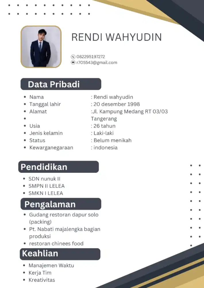 Sedang mencari pekerjaan