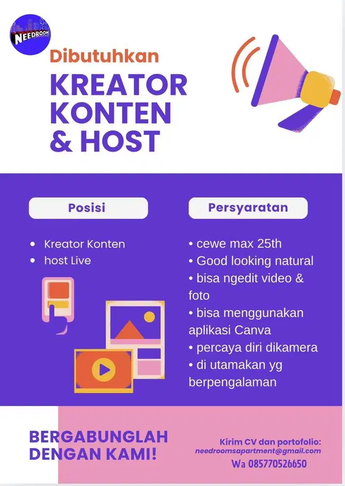 Host live (konten kreator)